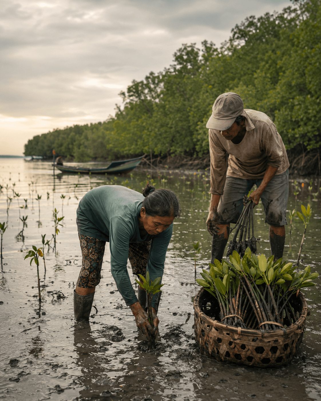 Restorasi mangrove pesisir